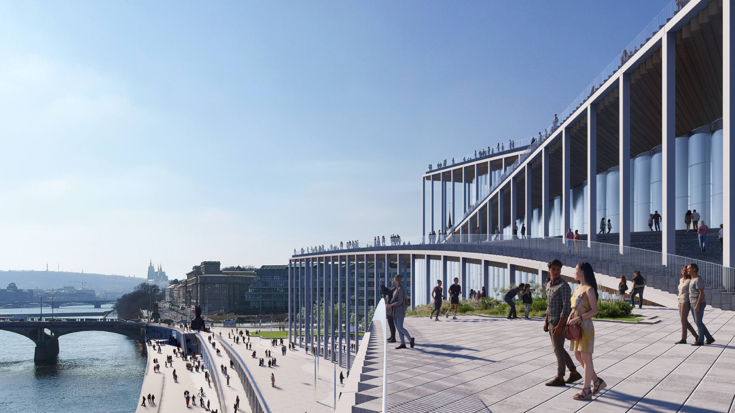 Střešní terasa_Rooftop terrace