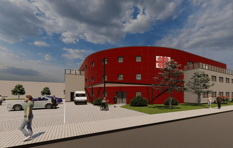 Charita Třebíč_centrum sv.Zdislavy_podpora DELTA Group_titulka_Caritas