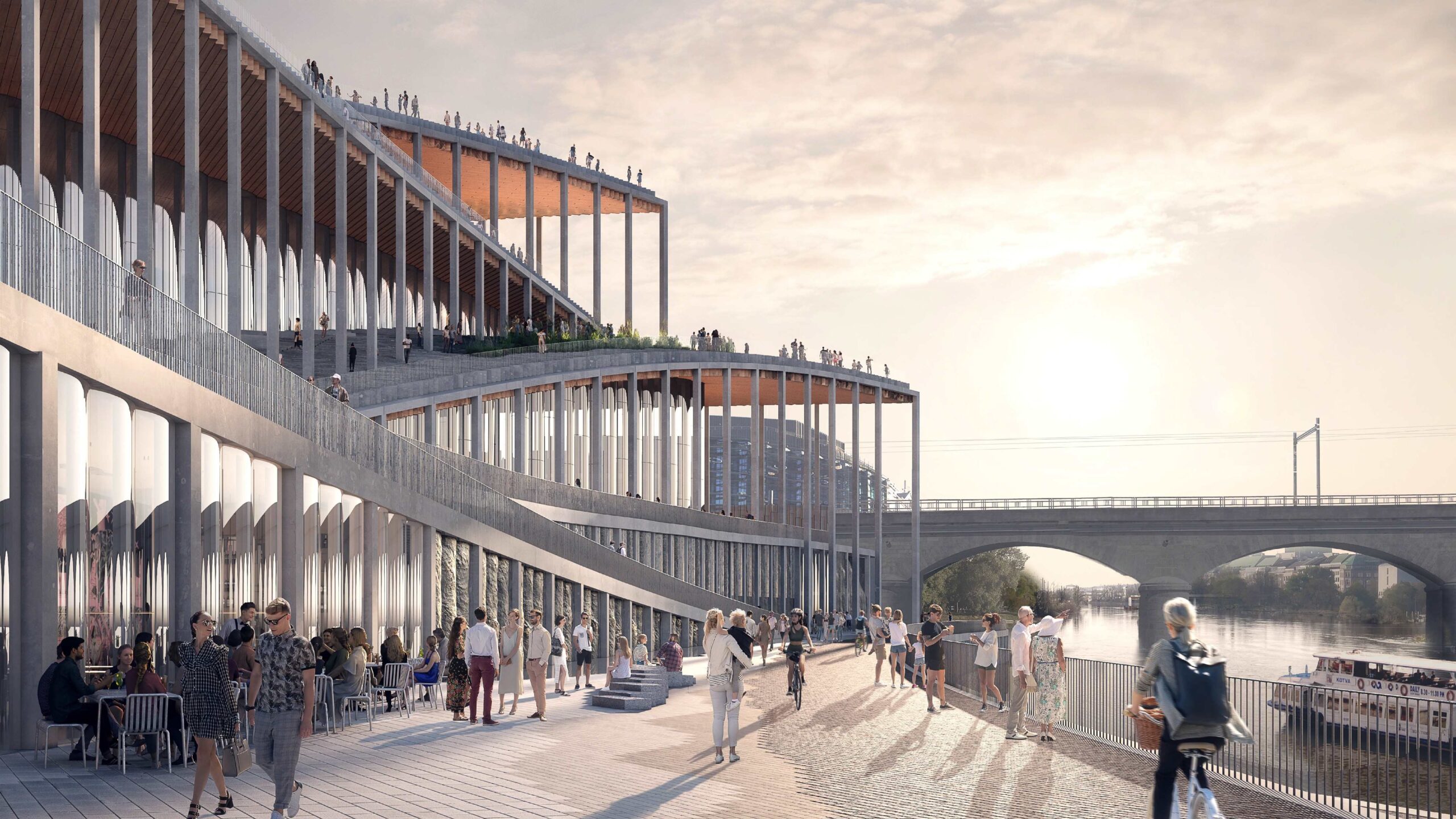 Náplavka_Riverside_Connection to the Vltava River_small