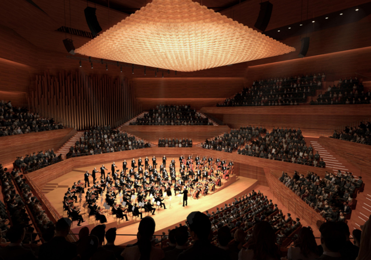 Akustika hlavního sálu Vltavské filharmonie